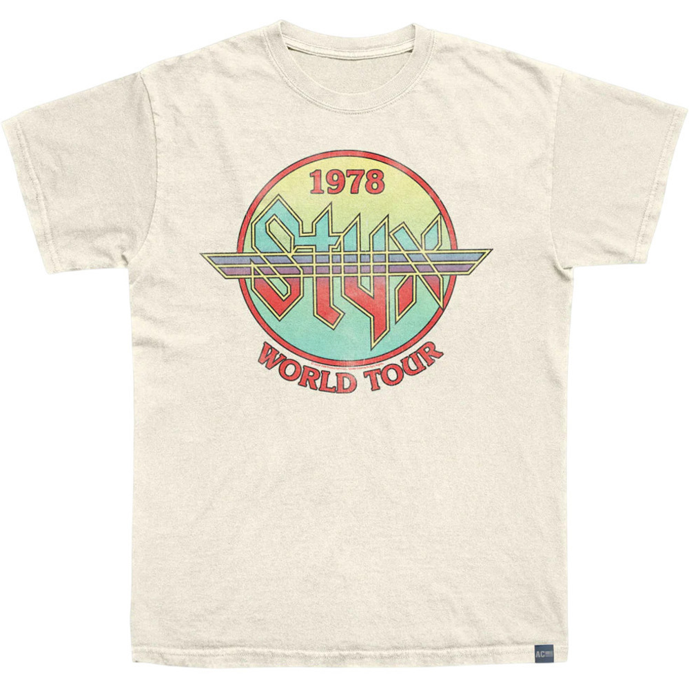 Made In Usa World Tour 1978 Styx Tshirt